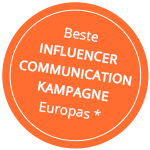 Beste Influencer Communication Kampagne Europas*